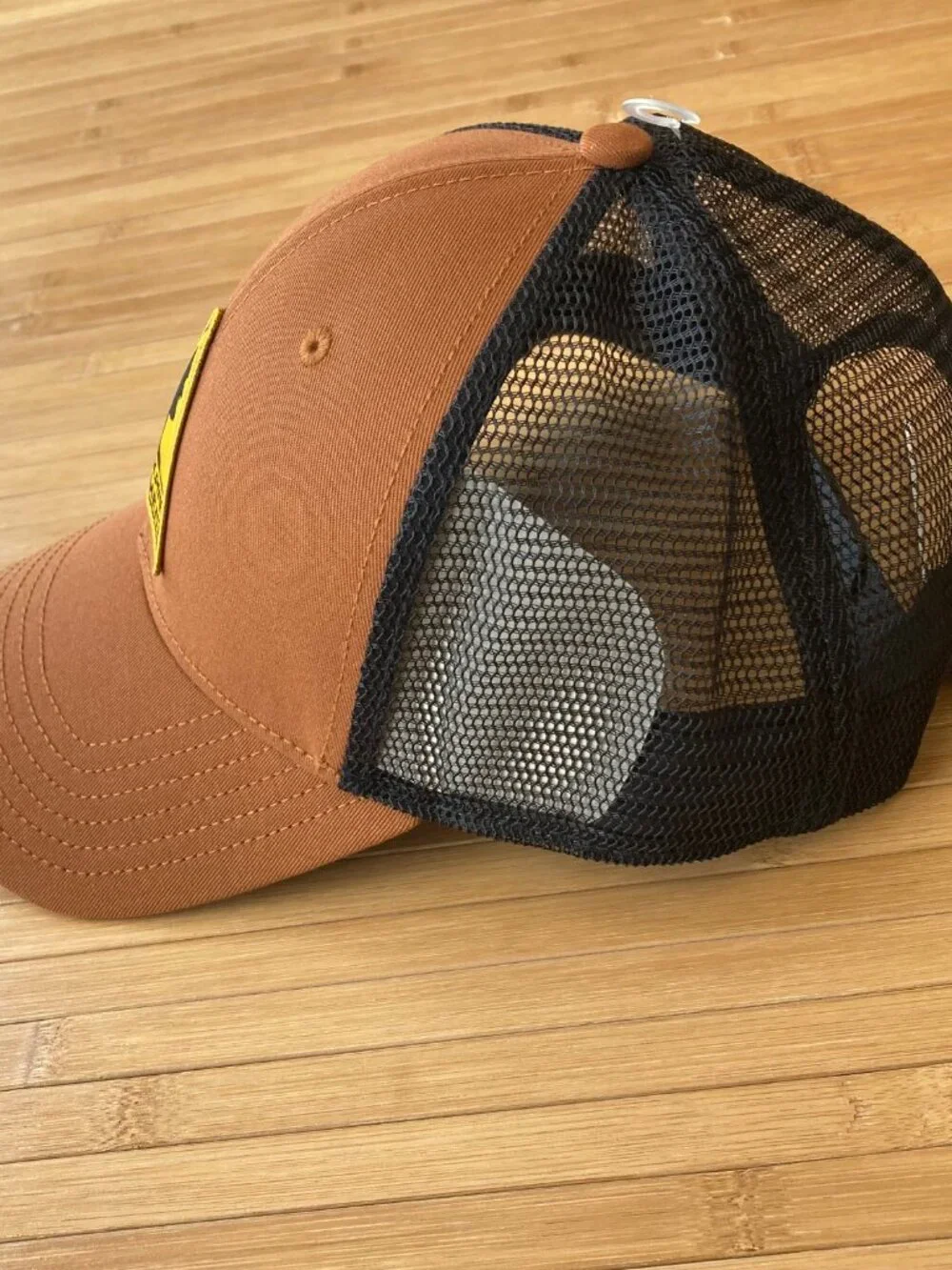 The North Face Graphic Mudder Trucker Hat Cap Snapback Burnt Umber NWT
